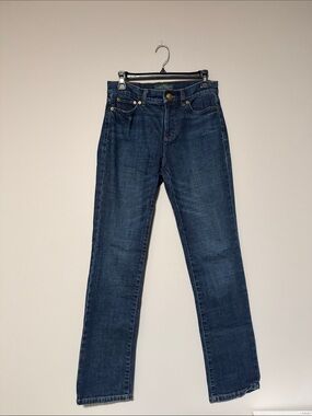 Lauren Ralph Lauren Women's Straight Leg Jeans - Dark Indigo Blue
